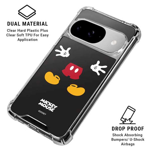 Disney Mickey Mouse Body Google Pixel 10 Clear Case